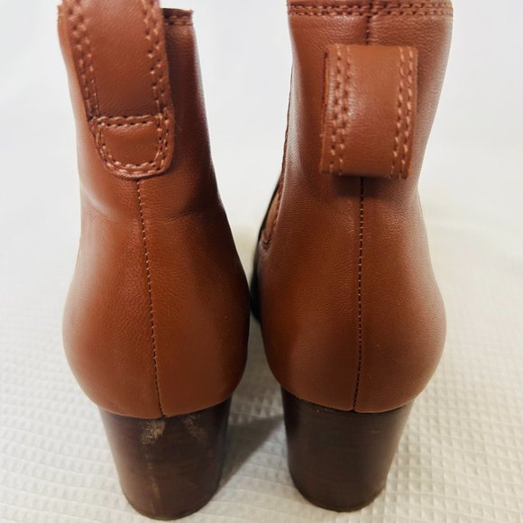 J. Crew Brown Rory Leather Bootie | Size 9 - Picture 4 of 5